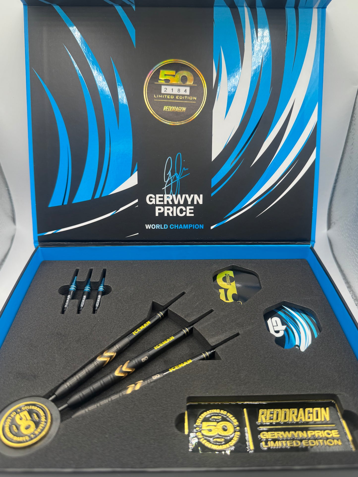 Red Dragon 50th Anniversary Gerwyn Price – Iceman Edition