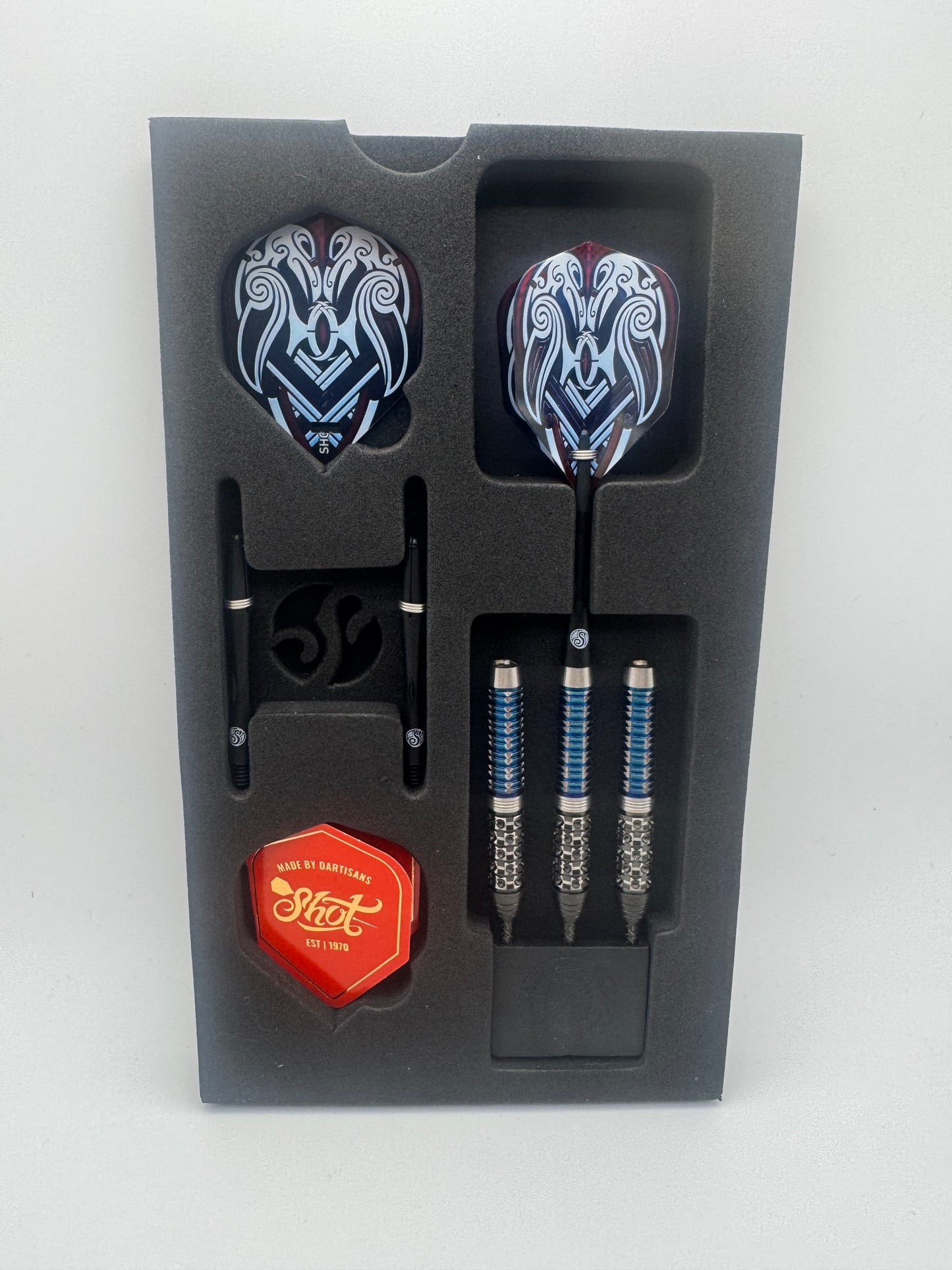 Shot Viking Raven 90% Tungsten Steel Tip Darts